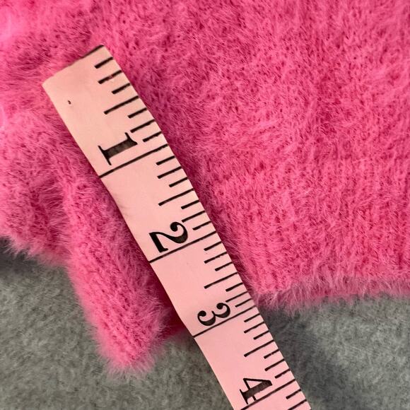 L Space Daydreamin Shorts Barbie Pink Fuzzy Elastic High Waist L Cozy Coquette - Picture 11 of 12